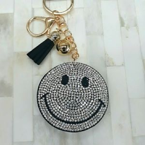 Smiley Luxe Keychain Charm ✨